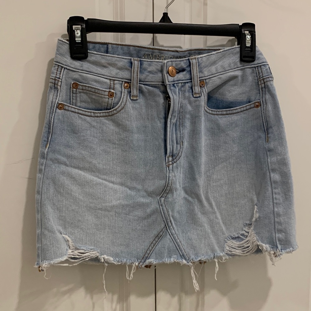 American Eagle Jean Mini Skirt